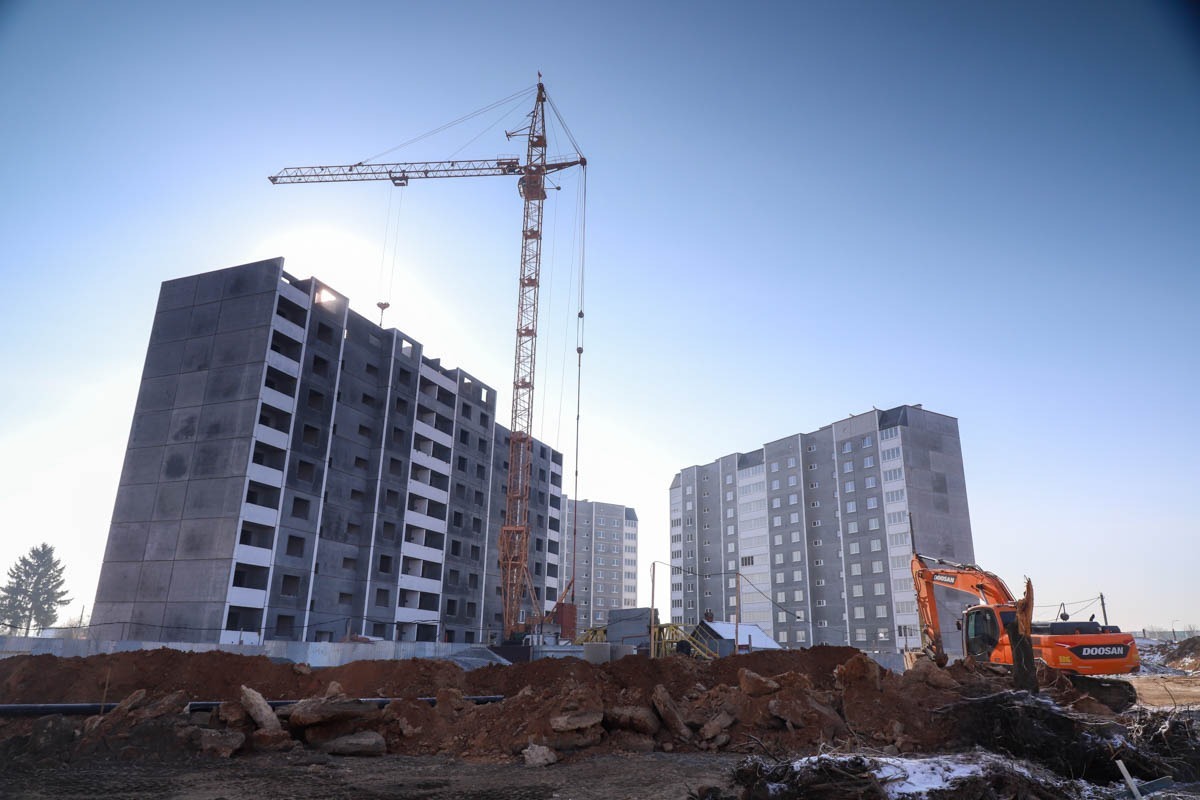 Микрорайон «Бобры» строительство