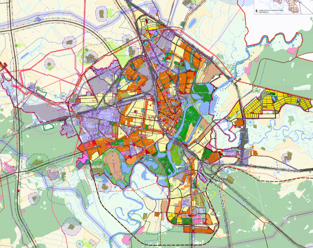 Генплан Гомеля